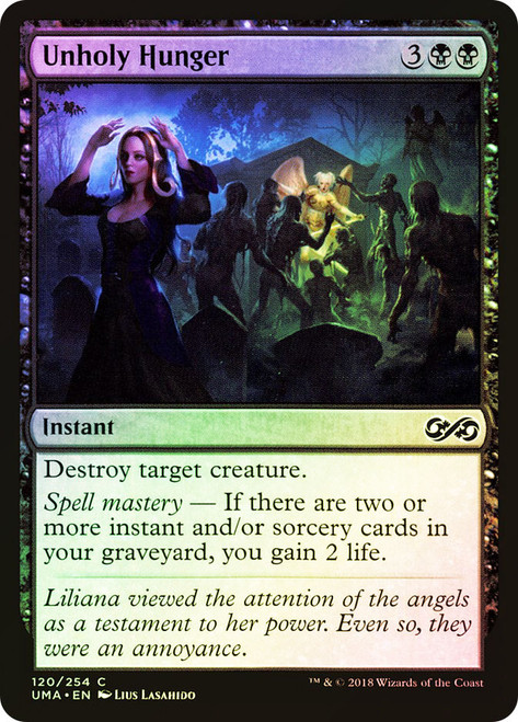 Unholy Hunger\nUltimate Masters\nSingle\nMagic The Gathering