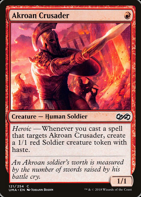 Akroan Crusader\nUltimate Masters\nSingle\nMagic The Gathering