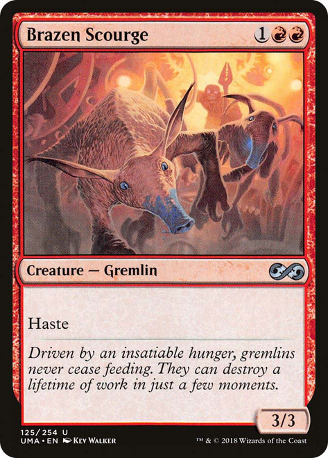 Brazen Scourge
Ultimate Masters
Single
Magic: The Gathering