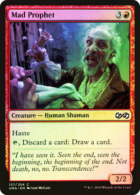 Mad Prophet\nUltimate Masters\nSingle\nMagic The Gathering