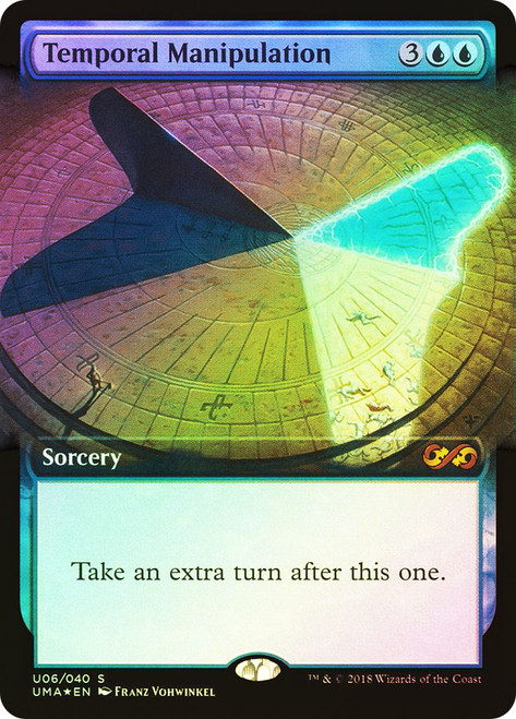 Temporal Manipulation (Extended Art)\nUltimate Masters - Variants\nSingle\nMagic The Gathering