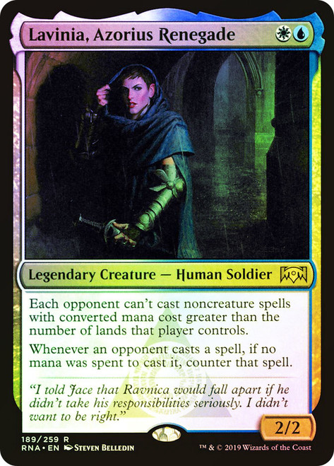 Lavinia, Azorius Renegade\nRavnica Allegiance\nSingle\nMagic The Gathering