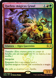 Gruul Spellbreaker
Ravnica Allegiance (Foil) - Portuguese
Single
Magic The Gathering