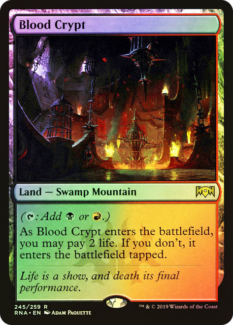 Blood Crypt (Borderless) (Galaxy Foil) | Unfinity - Variants