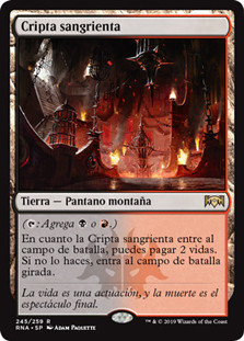 Blood Crypt
Ravnica Allegiance - Spanish
Single
Magic The Gathering