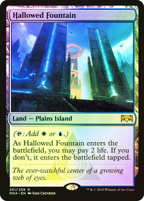 Hallowed Fountain\nRavnica Allegiance\nSingle\nMagic The Gathering
