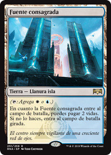 Hallowed Fountain
Ravnica Allegiance - Spanish
Single
Magic The Gathering