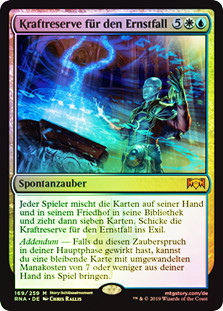 Emergency Powers
Ravnica Allegiance (Foil) - German
Single
Magic The Gathering