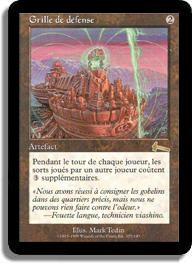 Defense Grid
Urza's Legacy - French
Single
Magic The Gathering