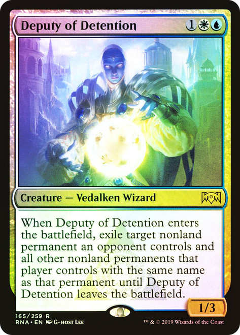 Deputy of Detention\nRavnica Allegiance\nSingle\nMagic The Gathering