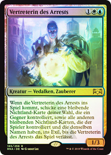 Deputy of Detention
Ravnica Allegiance (Foil) - German
Single
Magic The Gathering