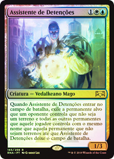Deputy of Detention
Ravnica Allegiance (Foil) - Portuguese
Single
Magic The Gathering