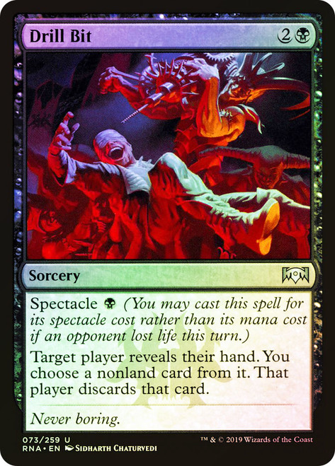 Drill Bit\nRavnica Allegiance\nSingle\nMagic The Gathering