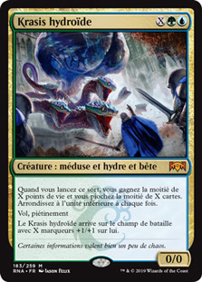 Hydroid Krasis
Ravnica Allegiance - French
Single
Magic The Gathering