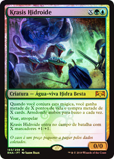 Hydroid Krasis
Ravnica Allegiance (Foil) - Portuguese
Single
Magic The Gathering