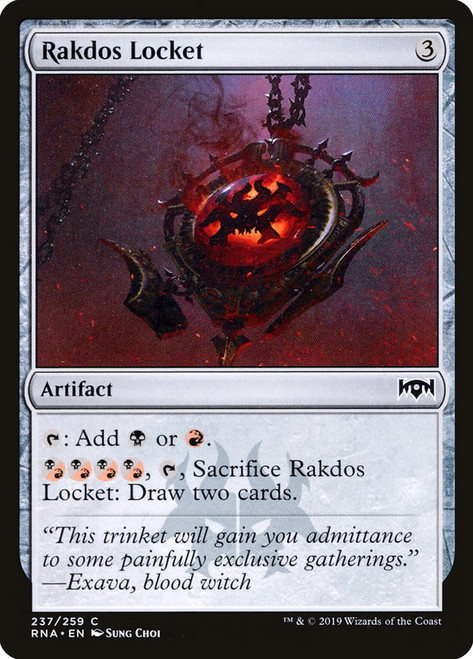 Rakdos Locket\nRavnica Allegiance\nSingle\nMagic The Gathering