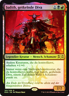Judith, the Scourge Diva
Ravnica Allegiance (Foil) - German
Single
Magic The Gathering