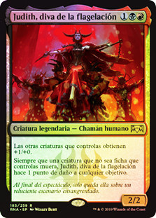 Judith, the Scourge Diva
Ravnica Allegiance (Foil) - Spanish
Single
Magic The Gathering