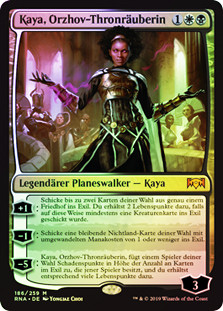 Kaya, Orzhov Usurper
Ravnica Allegiance (Foil) - German
Single
Magic The Gathering