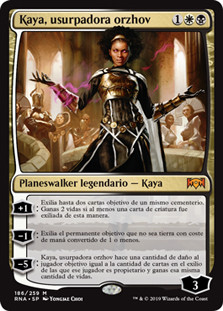 Kaya, Orzhov Usurper
Ravnica Allegiance - Spanish
Single
Magic The Gathering