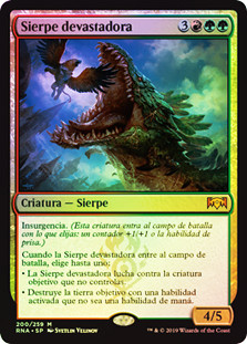 Ravager Wurm
Ravnica Allegiance (Foil) - Spanish
Single
Magic The Gathering