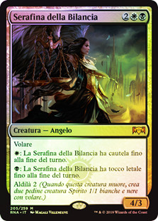 Seraph of the Scales
Ravnica Allegiance (Foil) - Italian
Single
Magic The Gathering