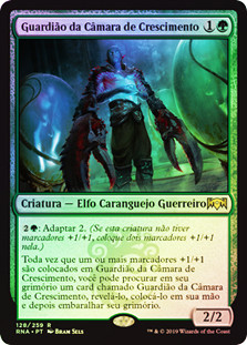 Growth-Chamber Guardian
Ravnica Allegiance (Foil) - Portuguese
Single
Magic The Gathering