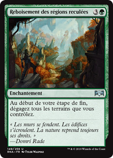 Wilderness Reclamation
Ravnica Allegiance - French
Single
Magic The Gathering
