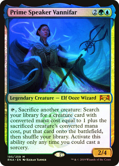 Prime Speaker Vannifar\nRavnica Allegiance\nSingle\nMagic The Gathering
