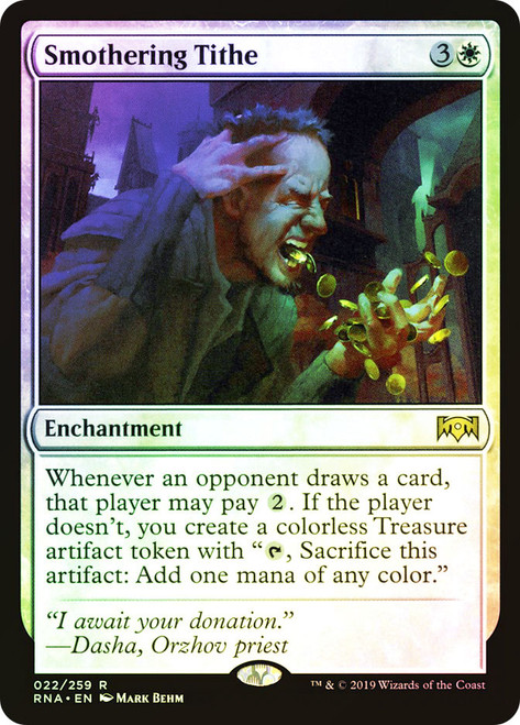 Smothering Tithe\nRavnica Allegiance\nSingle\nMagic The Gathering