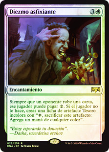 Smothering Tithe
Ravnica Allegiance (Foil) - Spanish
Single
Magic The Gathering