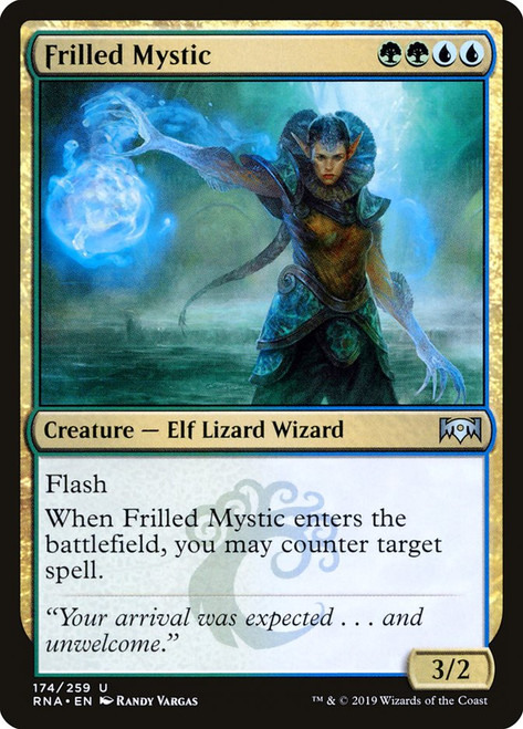 Frilled Mystic\nRavnica Allegiance\nSingle\nMagic The Gathering