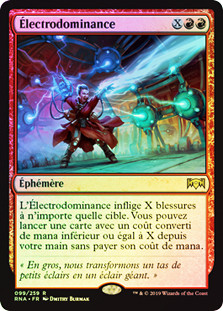 Electrodominance
Ravnica Allegiance (Foil) - French
Single
Magic The Gathering