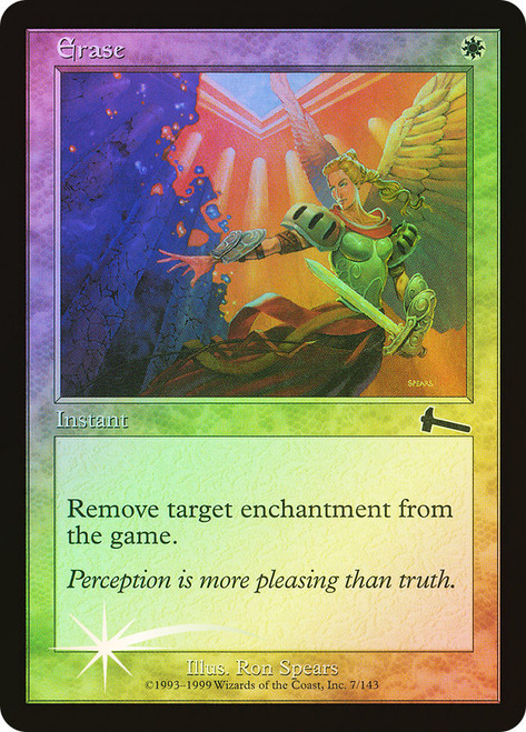 Erase\nUrza's Legacy\nSingle\nMagic The Gathering