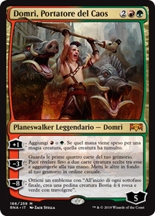 Domri, Chaos Bringer
Ravnica Allegiance - Italian
Single
Magic The Gathering