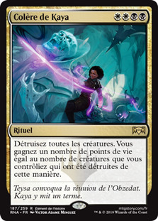 Kaya's Wrath
Ravnica Allegiance - French
Single
Magic The Gathering