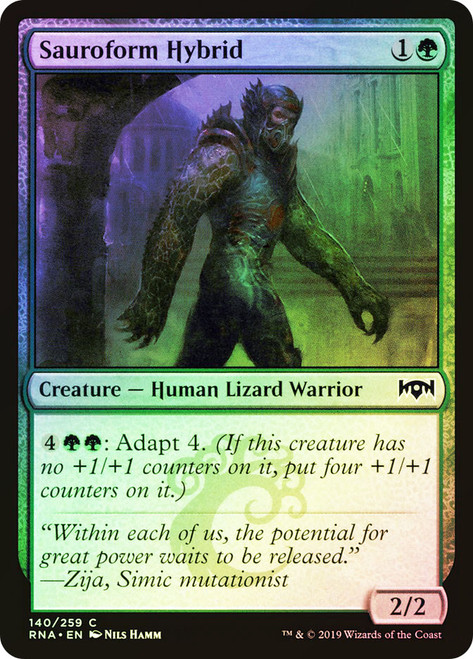 Sauroform Hybrid\nRavnica Allegiance\nSingle\nMagic The Gathering