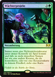 Guardian Project
Ravnica Allegiance (Foil) - German
Single
Magic The Gathering