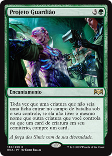 Guardian Project
Ravnica Allegiance - Portuguese
Single
Magic The Gathering