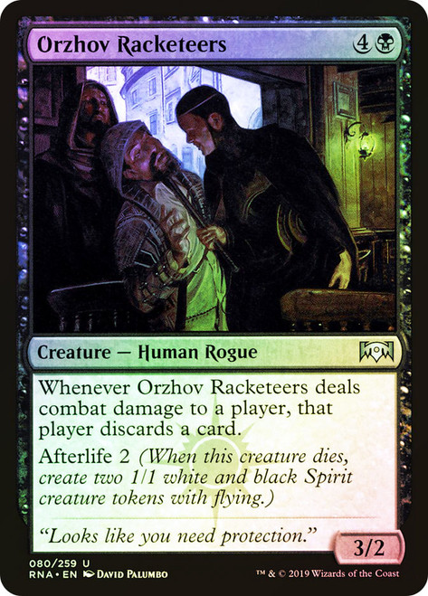 Orzhov Racketeers\nRavnica Allegiance\nSingle\nMagic The Gathering