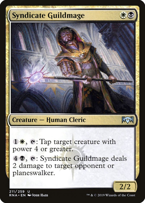 Syndicate Guildmage\nRavnica Allegiance\nSingle\nMagic The Gathering