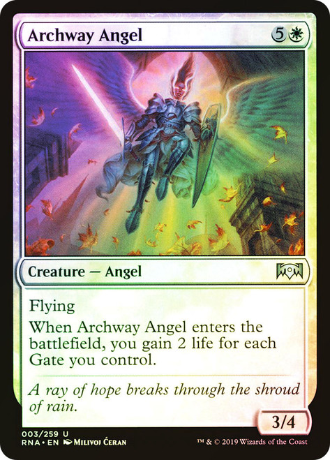 Archway Angel\nRavnica Allegiance\nSingle\nMagic The Gathering