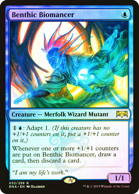Benthic Biomancer\nRavnica Allegiance\nSingle\nMagic The Gathering