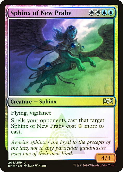 Sphinx of New Prahv\nRavnica Allegiance\nSingle\nMagic The Gathering