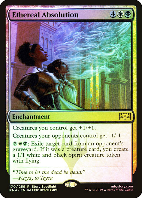 Ethereal Absolution\nRavnica Allegiance\nSingle\nMagic The Gathering