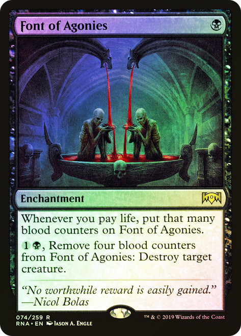 Font of Agonies\nRavnica Allegiance\nSingle\nMagic The Gathering