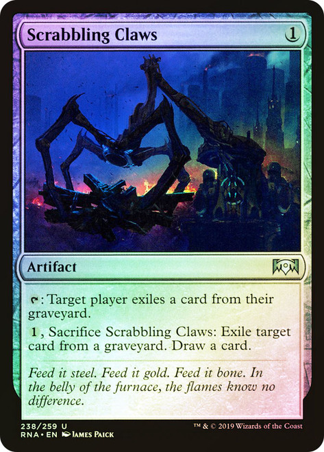 Scrabbling Claws\nRavnica Allegiance\nSingle\nMagic The Gathering