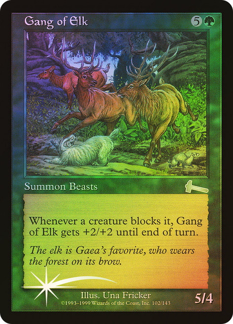 Gang of Elk\nUrza's Legacy\nSingle\nMagic The Gathering