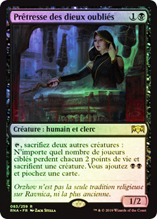 Priest of Forgotten Gods
Ravnica Allegiance (Foil) - French
Single
Magic The Gathering