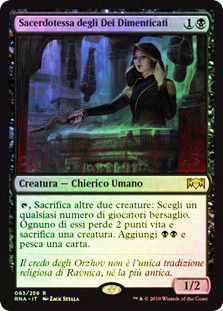 Priest of Forgotten Gods
Ravnica Allegiance (Foil) - Italian
Single
Magic The Gathering